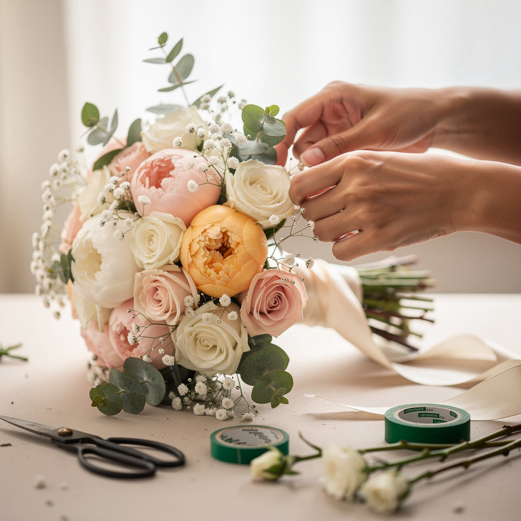 Andrei's Flower Shop elegant wedding bouquets with bridal arrangements for Caloocan celebrations